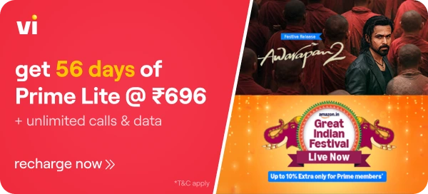 get 56 days of Prime lite @696